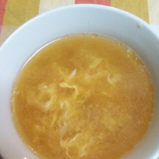 アレンジ☆ラーメンスープの卵味噌汁